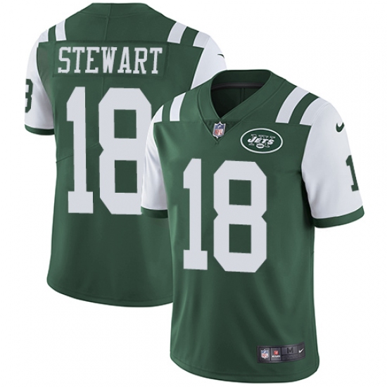 Youth Nike New York Jets 18 ArDarius Stewart Elite Green Team Color NFL Jersey