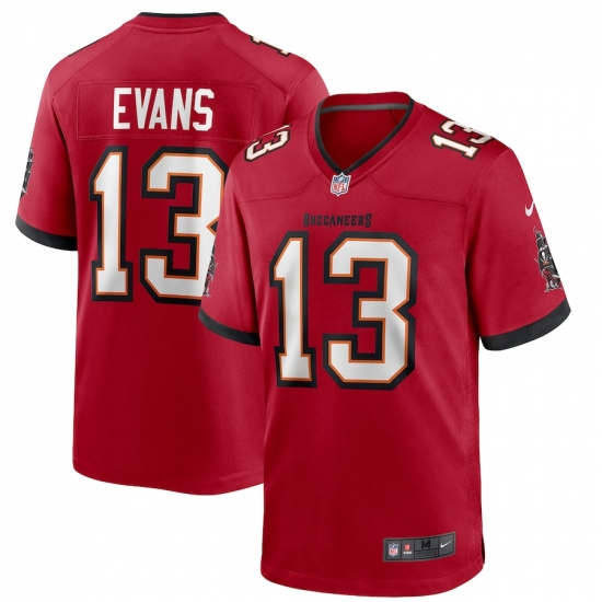 Men's Tampa Bay Buccaneers 13 Mike Evans Nike Red Player Game Jersey