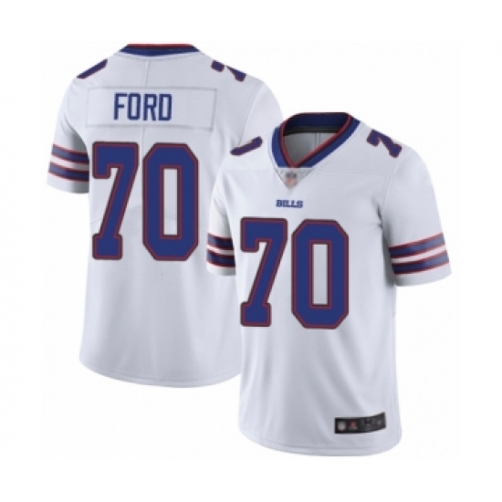 Men's Buffalo Bills 70 Cody Ford White Vapor Untouchable Limited Player Football Jersey