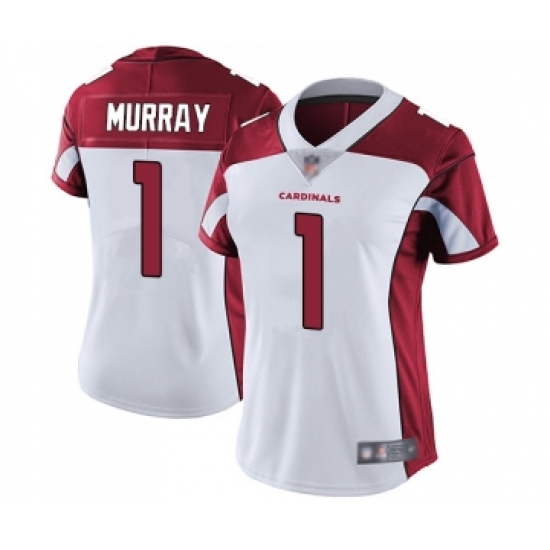 Women's Arizona Cardinals 1 Kyler Murray White Vapor Untouchable Limited Player Football Jersey