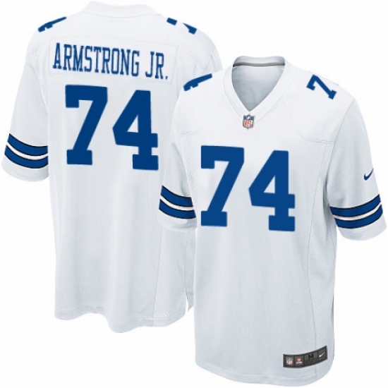Men's Nike Dallas Cowboys 74 Dorance Armstrong Jr. Game White NFL Jersey