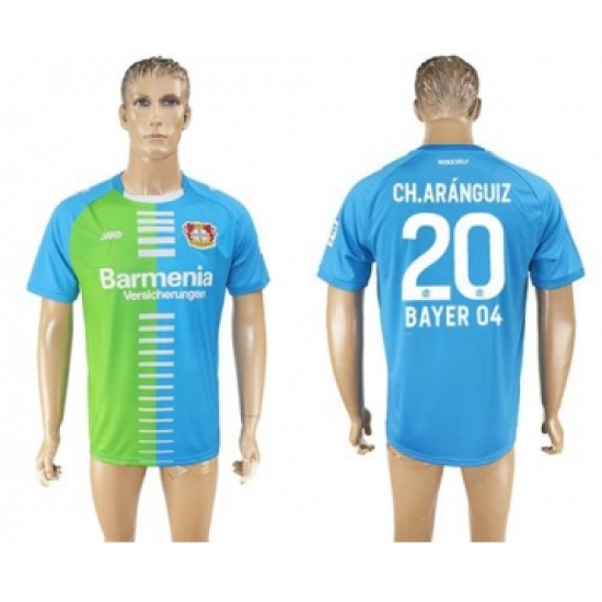 Bayer Leverkusen 20 Ch.Aranguiz Sec Away Soccer Club Jersey