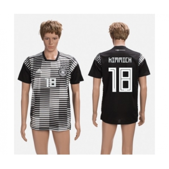 Germany 18 Kimmich Black Soccer Country Jersey