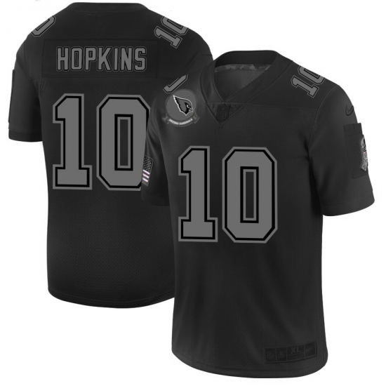 Men's Nike Arizona Cardinals 10 DeAndre Hopkins Black 2019 Salute to Service Limited Stitched NFL Jersey