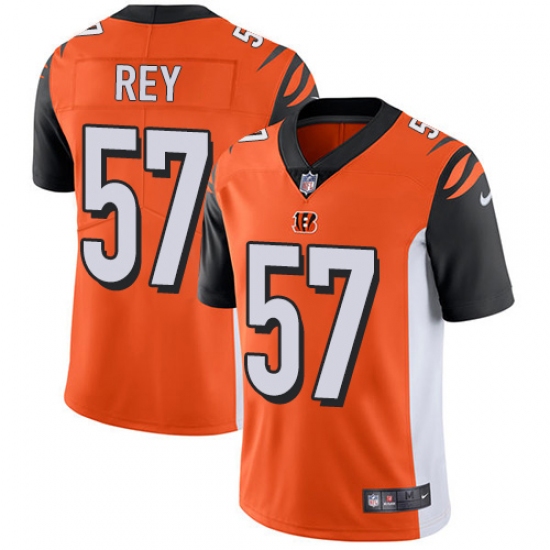 Youth Nike Cincinnati Bengals 57 Vincent Rey Vapor Untouchable Limited Orange Alternate NFL Jersey