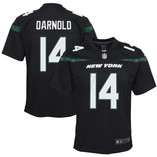 Youth New York Jets 14 Sam Darnold Nike Game Jersey - Black