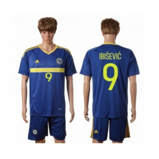 Bosnia Herzegovina 9 Ibisevic Home Soccer Country Jersey