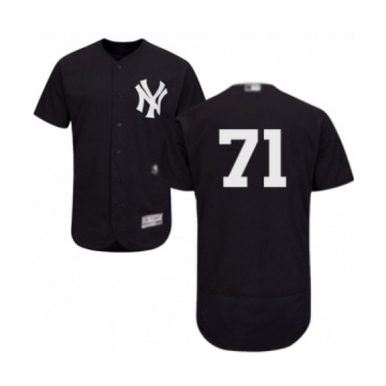 Men's New York Yankees 71 Stephen Tarpley Navy Blue Alternate Flex Base Authentic Collection Baseball Player Jersey
