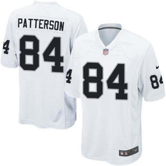 Men's Nike Oakland Raiders 84 Cordarrelle Patterson Game White NFL Jersey