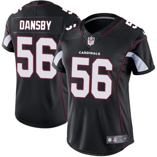 Women's Nike Arizona Cardinals 56 Karlos Dansby Black Alternate Vapor Untouchable Limited Player NFL Jersey