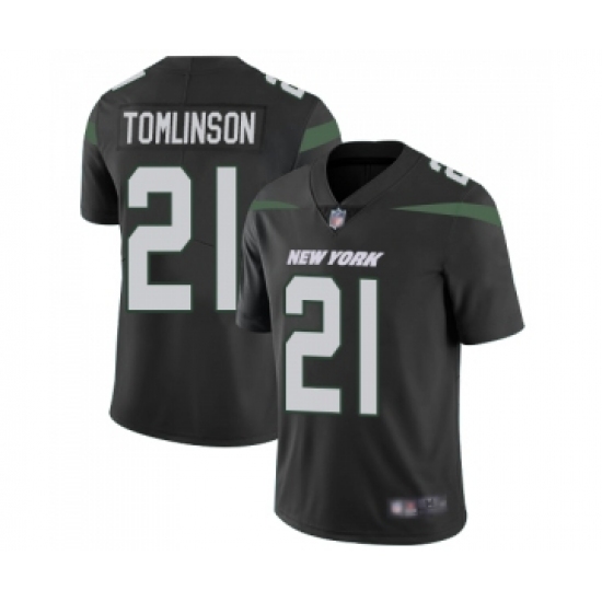Youth New York Jets 21 LaDainian Tomlinson Black Alternate Vapor Untouchable Limited Player Football Jersey