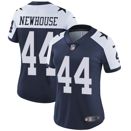 Women's Nike Dallas Cowboys 44 Robert Newhouse Navy Blue Throwback Alternate Vapor Untouchable Limited Player NFL Jersey