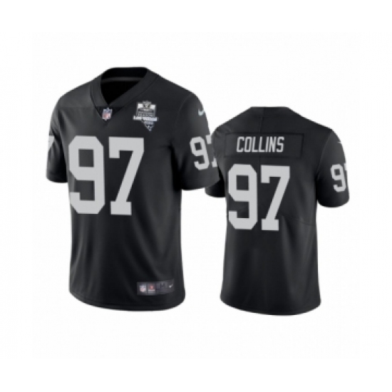 Youth Oakland Raiders 97 Maliek Collins Black 2020 Inaugural Season Vapor Limited Jersey