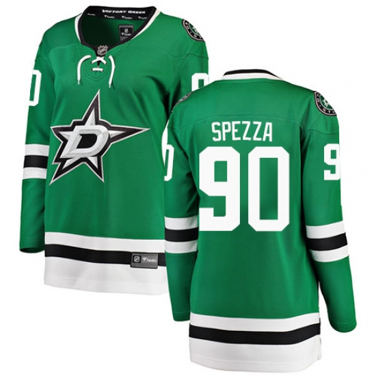 Women's Dallas Stars 90 Jason Spezza Authentic Green Home Fanatics Branded Breakaway NHL Jersey