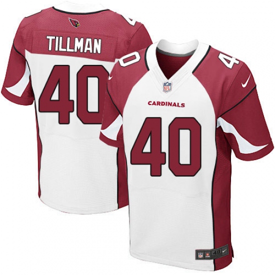 Men's Nike Arizona Cardinals 40 Pat Tillman Elite White NFL Jersey