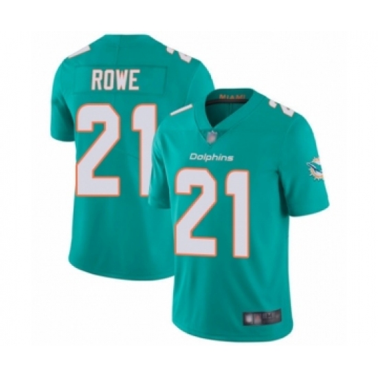 Youth Miami Dolphins 21 Eric Rowe Aqua Green Team Color Vapor Untouchable Limited Player Football Jersey