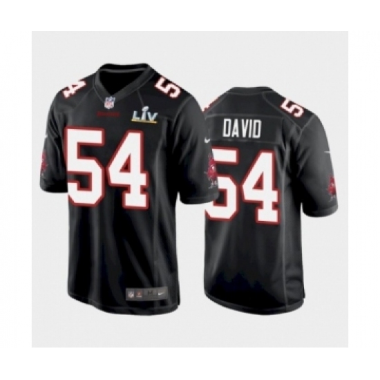 Men's Tampa Bay Buccaneers 54 Lavonte David Black Fashion Super Bowl LV Jersey