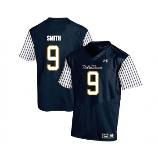 Notre Dame Fighting Irish 9 Jaylon Smith Navy College Football Jersey