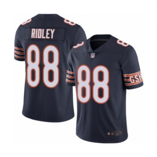 Men's Chicago Bears 88 Riley Ridley Navy Blue Team Color Vapor Untouchable Limited Player Football Jersey