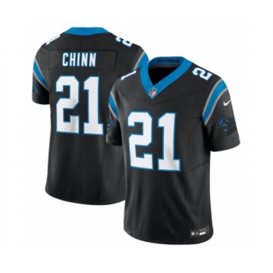 Men's Carolina Panthers 21 Jeremy Chinn Black 2023 F.U.S.E. Vapor Untouchable Stitched Football Jersey