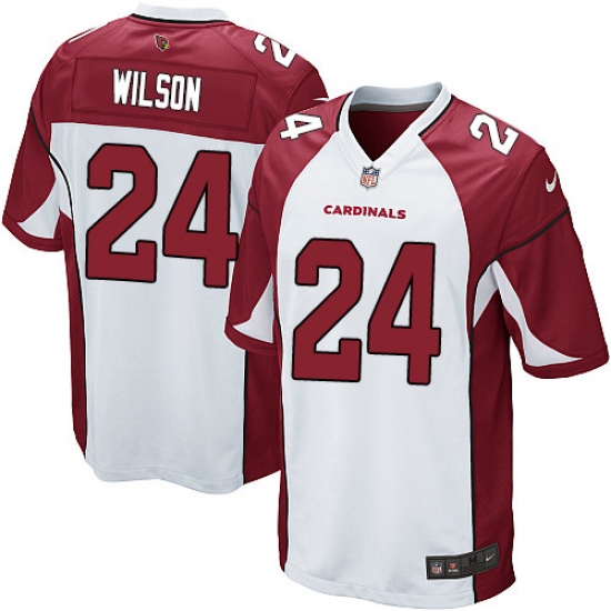 Men's Nike Arizona Cardinals 24 Adrian Wilson Game White NFL Jersey