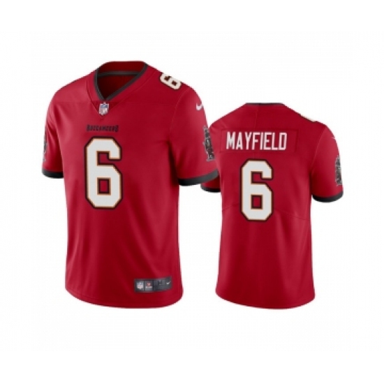 Men's Tampa Bay Buccaneers 6 Baker Mayfield Red Vapor Untouchable Limited Stitched Jersey