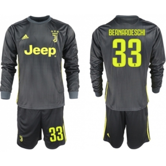 Juventus 33 Bernardeschi Third Long Sleeves Soccer Club Jersey