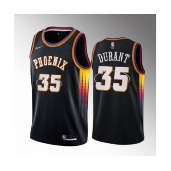 Men's Phoenix Suns 35 Kevin Durant Black 2022-23 Statement Edition Edition Stitched Basketball Jersey