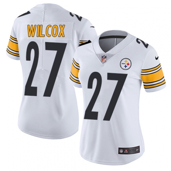 Women's Nike Pittsburgh Steelers 27 J.J. Wilcox White Vapor Untouchable Limited Player NFL Jersey