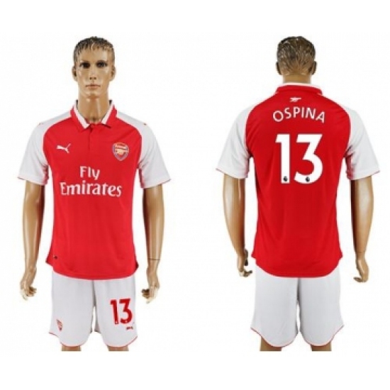 Arsenal 13 Ospina Home Soccer Club Jersey