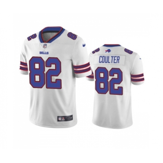 Men's Buffalo Bills 82 I. Coulter White Vapor Untouchable Limited Stitched Jersey