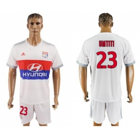 Lyon 23 Umtiti Home Soccer Club Jersey