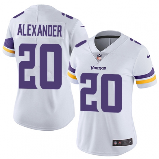 Women's Nike Minnesota Vikings 20 Mackensie Alexander White Vapor Untouchable Limited Player NFL Jersey