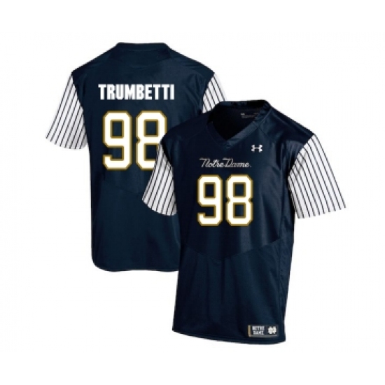 Notre Dame Fighting Irish 98 Andrew Trumbetti Navy College Football Jersey