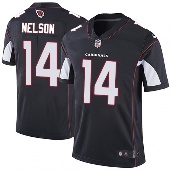 Youth Nike Arizona Cardinals 14 J.J. Nelson Black Alternate Vapor Untouchable Limited Player NFL Jersey