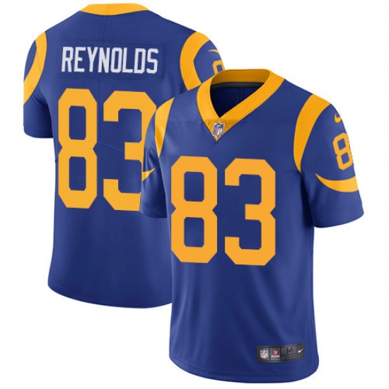 Men's Nike Los Angeles Rams 83 Josh Reynolds Royal Blue Alternate Vapor Untouchable Limited Player NFL Jersey