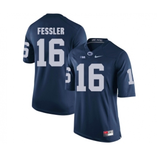 Penn State Nittany Lions 16 Billy Fessler Navy College Football Jersey