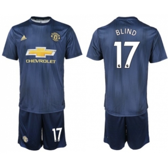 Manchester United 17 Blind Third Soccer Club Jersey