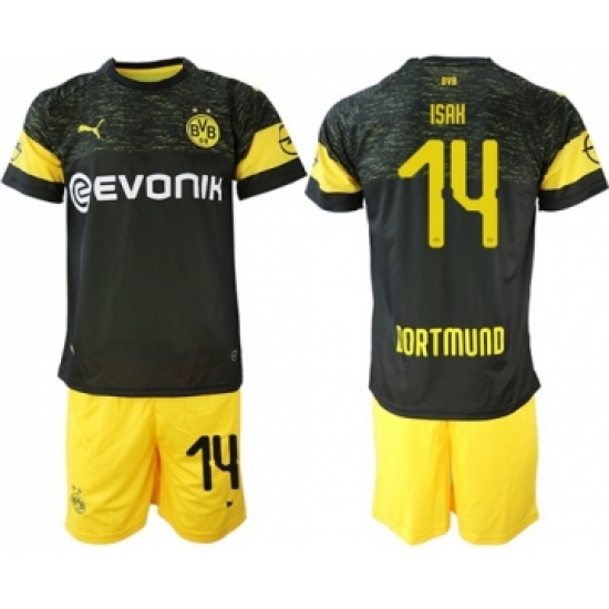 Dortmund 14 Isak Away Soccer Club Jersey