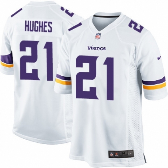Men's Nike Minnesota Vikings 21 Mike Hughes Game White NFL Jersey