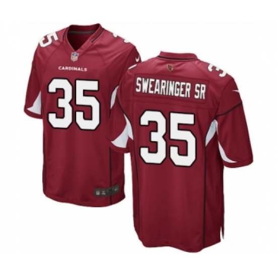 Men's Nike Arizona Cardinals 35 D.J. Swearinger SR Game Red Team Color NFL Jersey