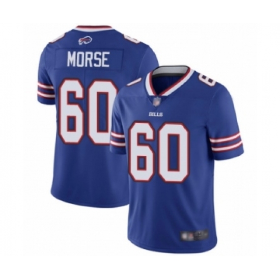 Men's Buffalo Bills 60 Mitch Morse Royal Blue Team Color Vapor Untouchable Limited Player Football Jersey