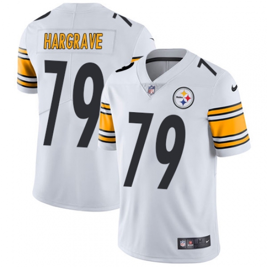 Youth Nike Pittsburgh Steelers 79 Javon Hargrave White Vapor Untouchable Limited Player NFL Jersey