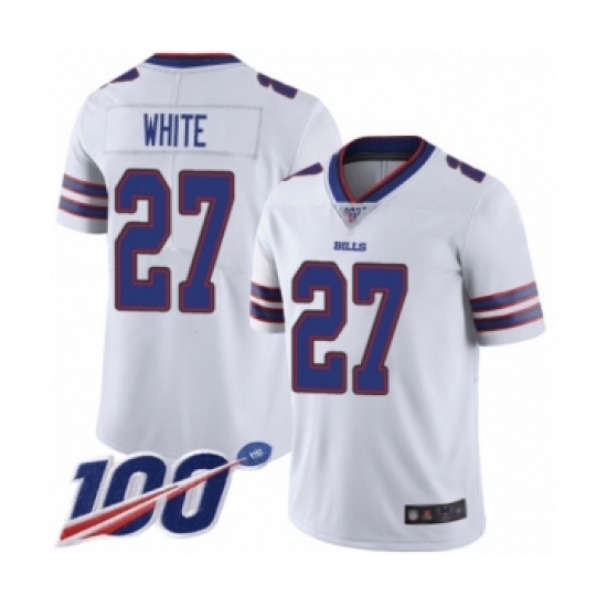 Men's Buffalo Bills 27 Tre'Davious White Vapor Untouchable Limited Player 100th Season Football Jersey