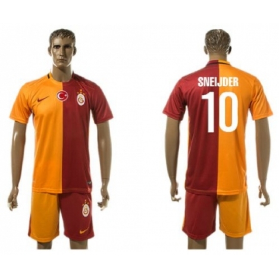 Galatasaray SK 10 Sneijder Home Soccer Club Jersey