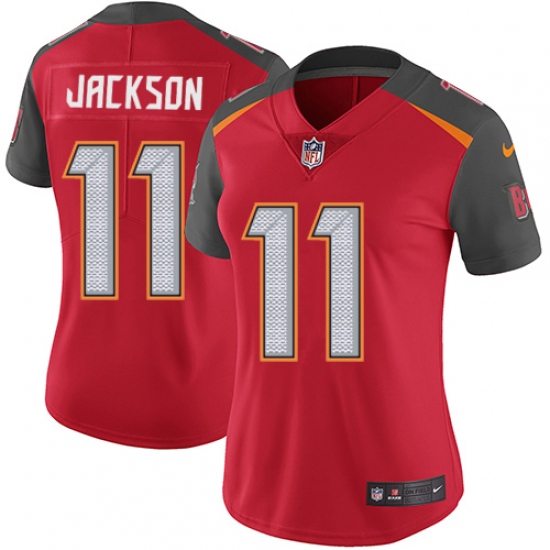 Women's Nike Tampa Bay Buccaneers 11 DeSean Jackson Elite Red Team Color NFL Jersey