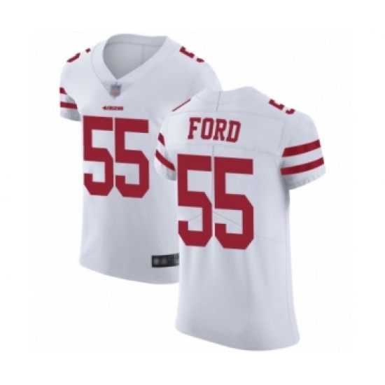 Men's San Francisco 49ers 55 Dee Ford White Vapor Untouchable Elite Player Football Jersey