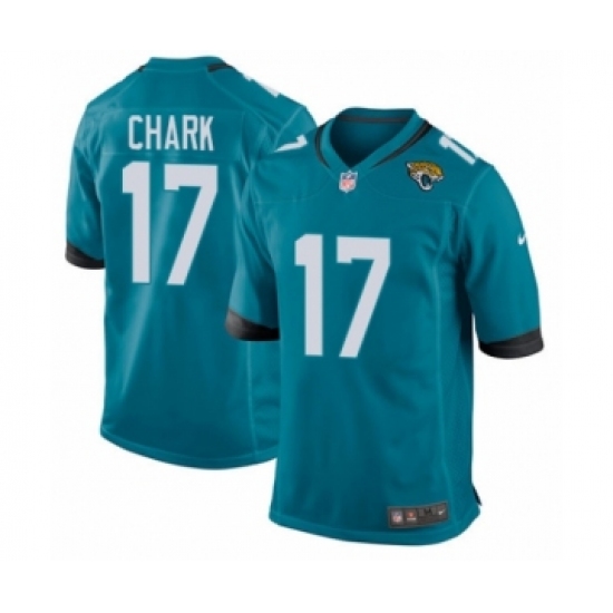 Men's Nike Jacksonville Jaguars 17 DJ Chark Game Black Alternate NFL Jersey