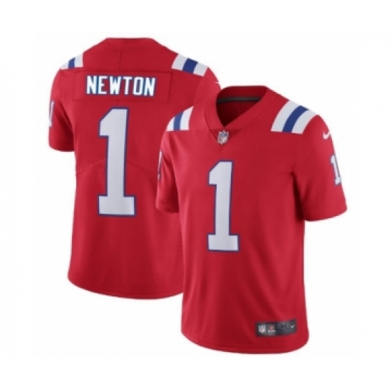 New England Patriots 1 Cam Newton Red Alternate Vapor Untouchable Limited Player Football Jersey