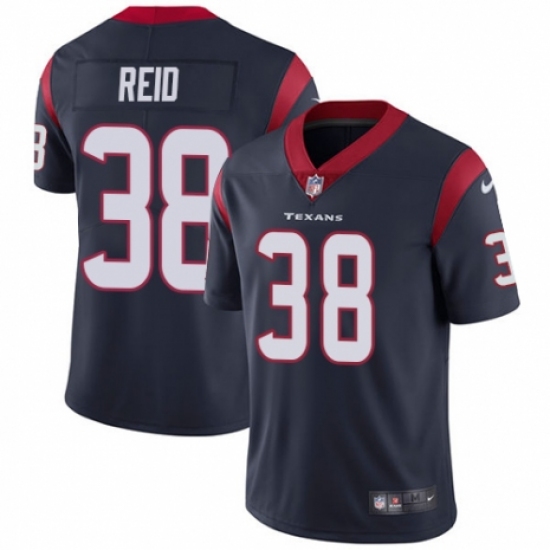 Youth Nike Houston Texans 38 Justin Reid Navy Blue Team Color Vapor Untouchable Limited Player NFL Jersey